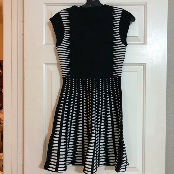 🚫SOLD🚫 NWT ZARA BLACK AND WHITE PRINTED DRESS - Picture 3 of 5